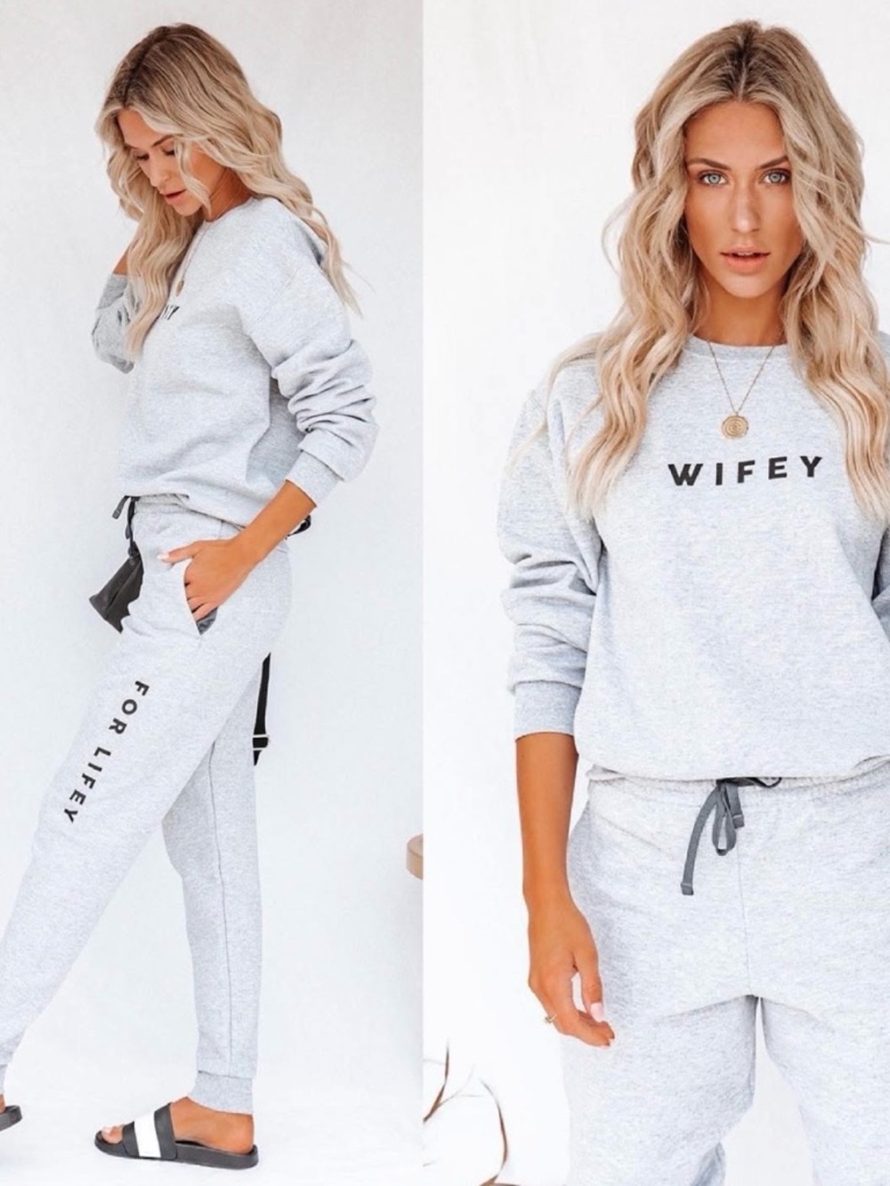 NEW LuluSimonStudio Heather Gray Sweatsuit- Size Medium